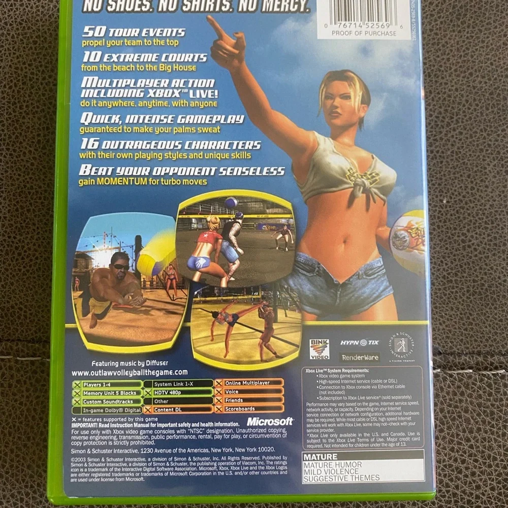 Outlaw Volleyball (Microsoft Xbox, 2003)